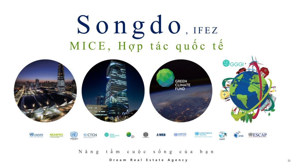 SONGDO IFEZ – TRUNG TÂM HỢP TÁC QUỐC TẾ & THÀNH PHỐ TƯƠNG LAI CỦA HÀN QUỐC